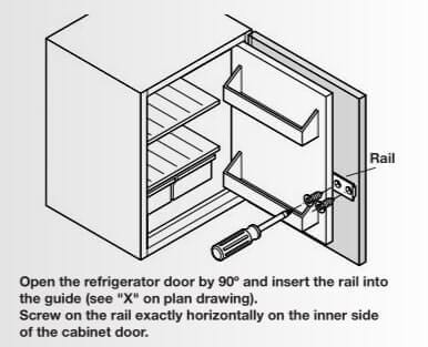 Appliance Doors Connecting Fitting
