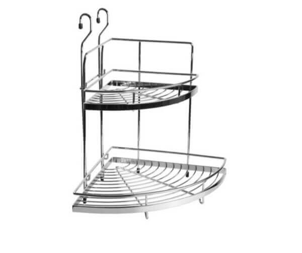 2 level corner rack
