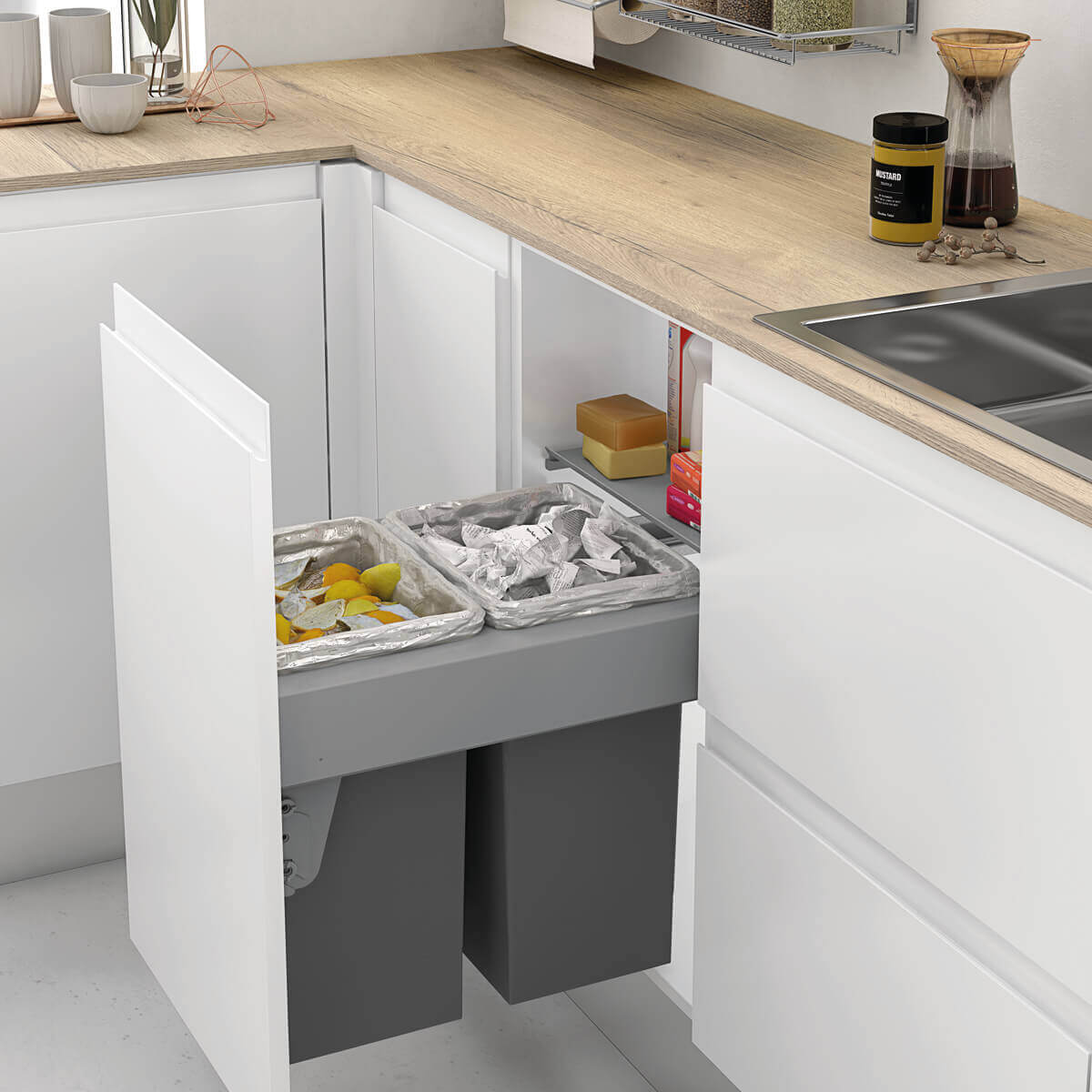 Ecological waste bin