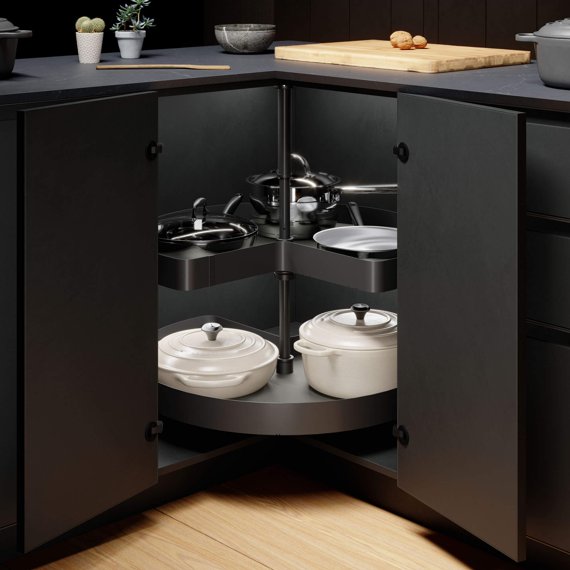 270º swivel basket