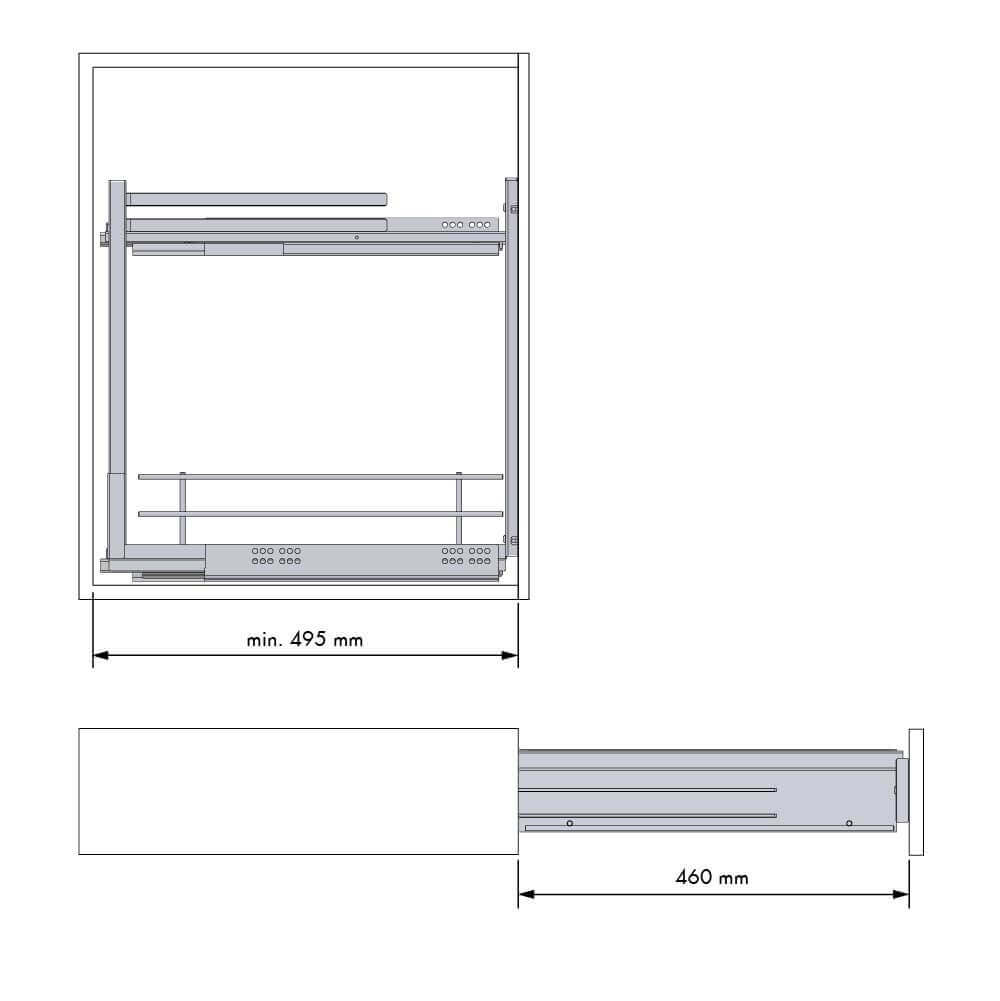 Pull-out Towel side Runner