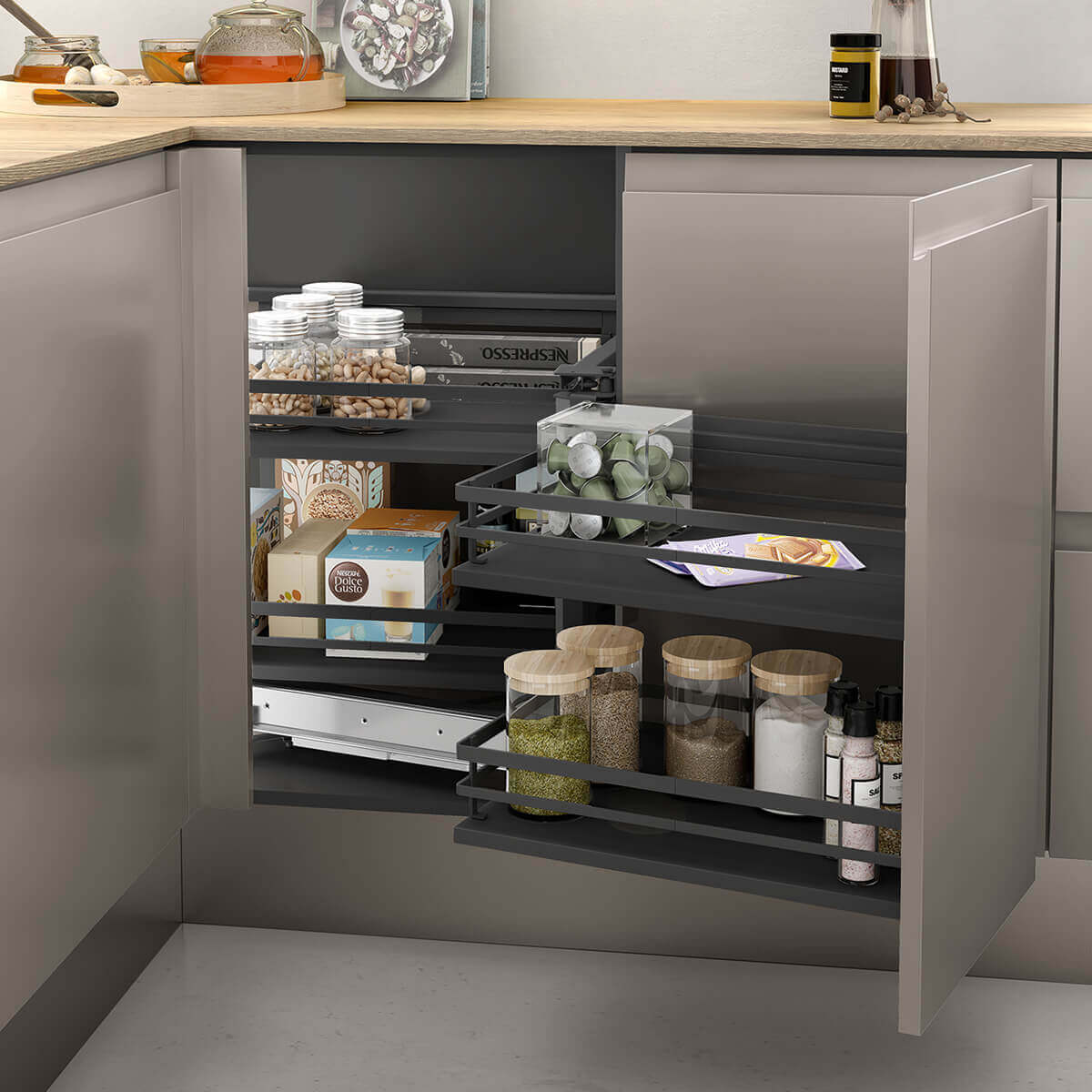 Corner Pull-out Frame