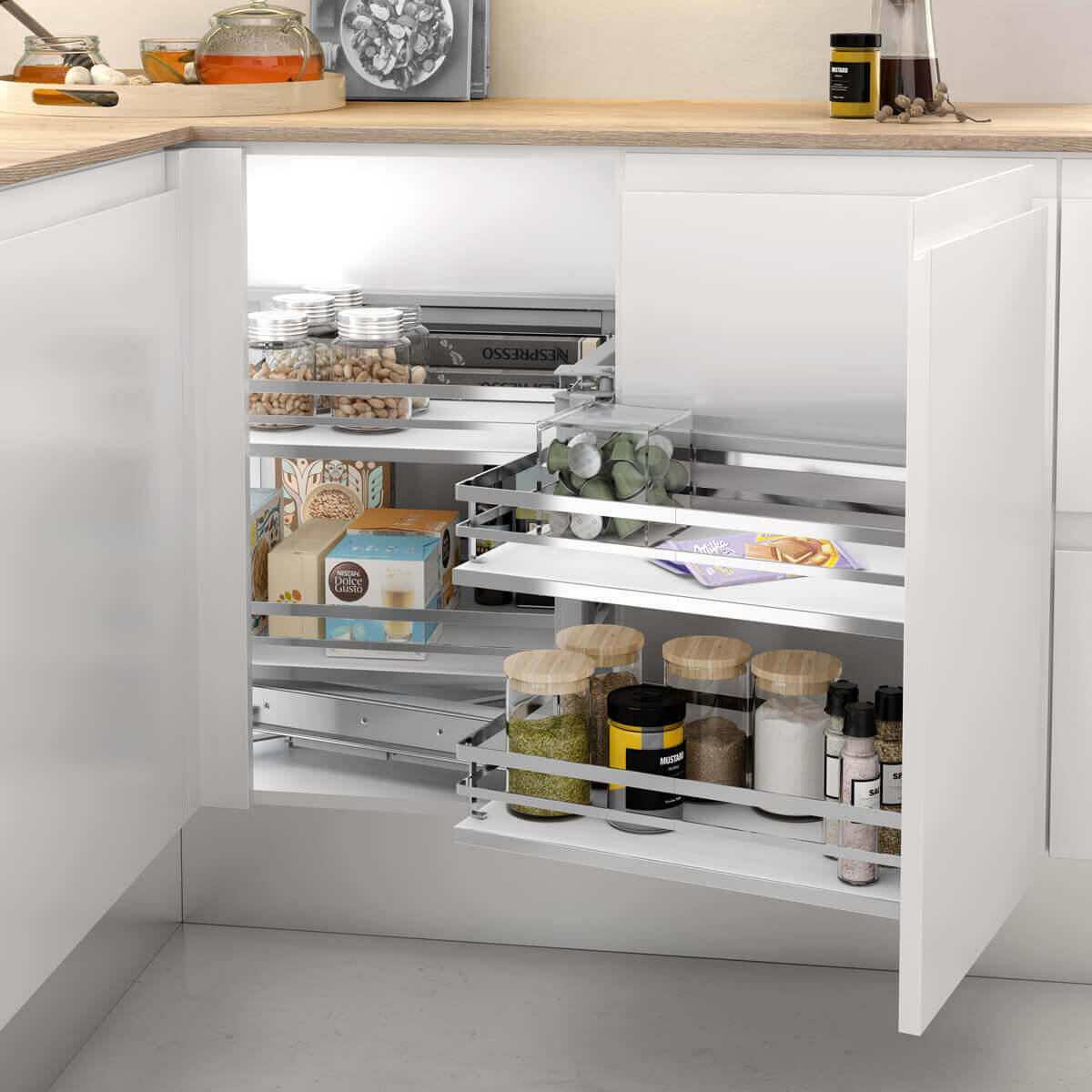 Corner Pull-out Frame