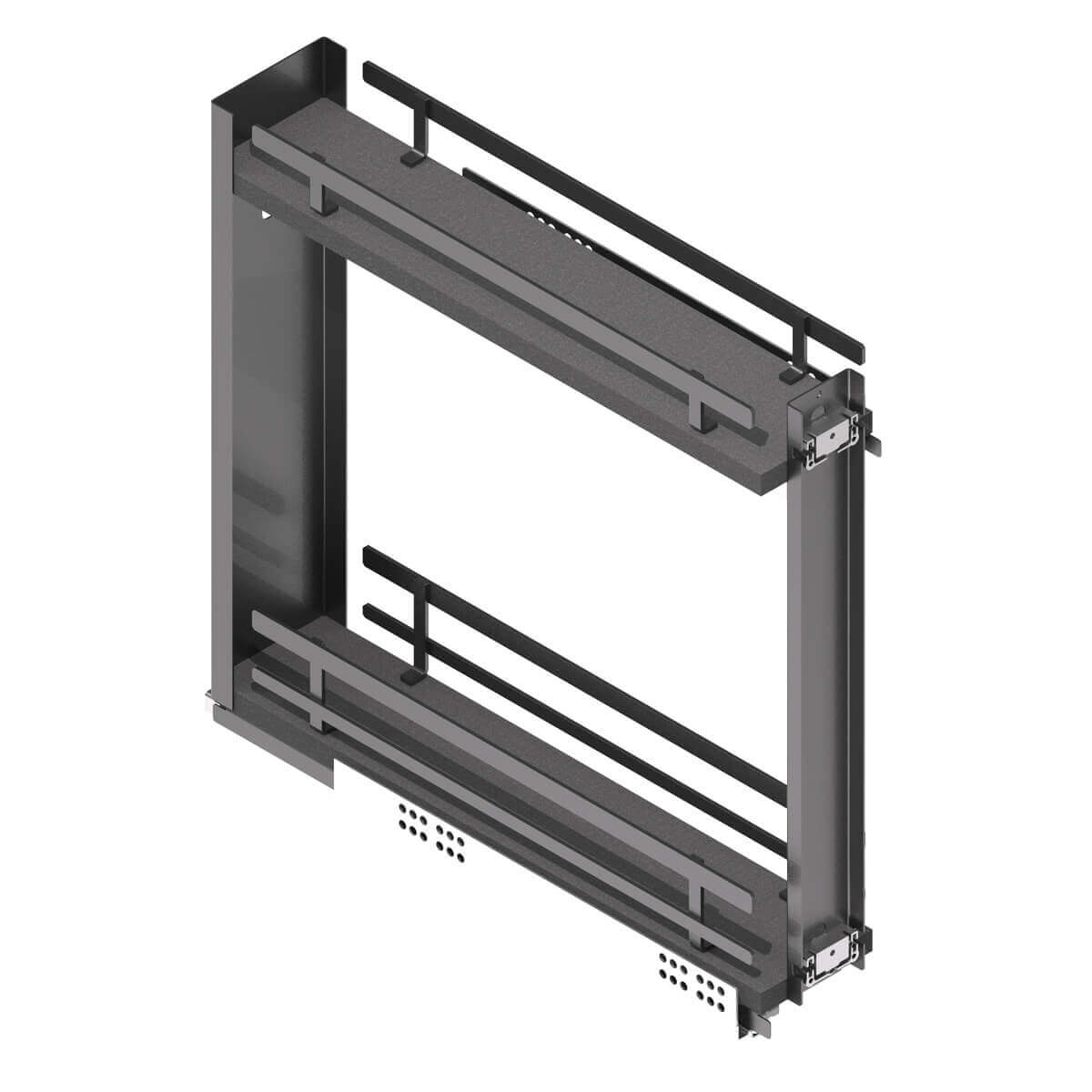 Pull-out bottle side runners FLAT