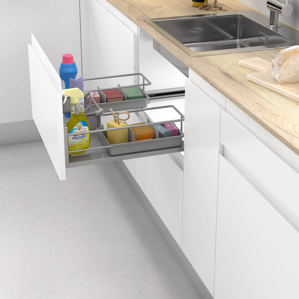 Under Sink Pull-out Basket
