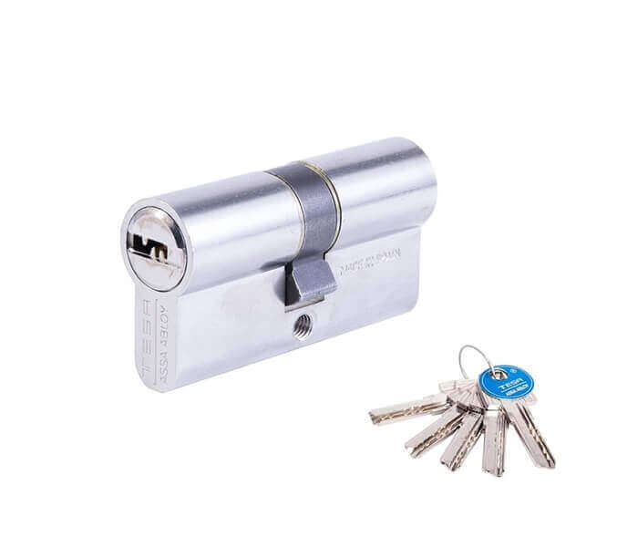 Double clutch security cylinder