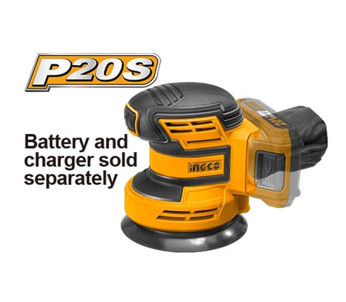 Cordless Random Orbit Sander 125mm 20V No battery/charger