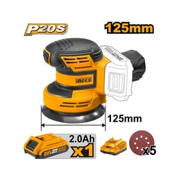 Cordless Random Orbit Sander 125mm 20V