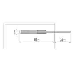 Pull-out towel rack