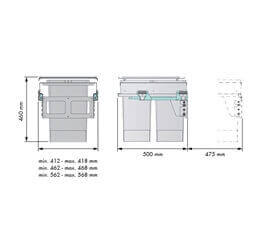 Ecological waste bin