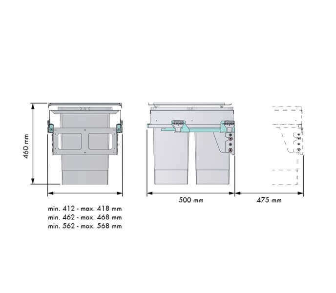 Ecological waste bin