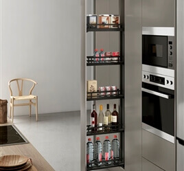 Tall unit Pull-out bottle frame FLAT