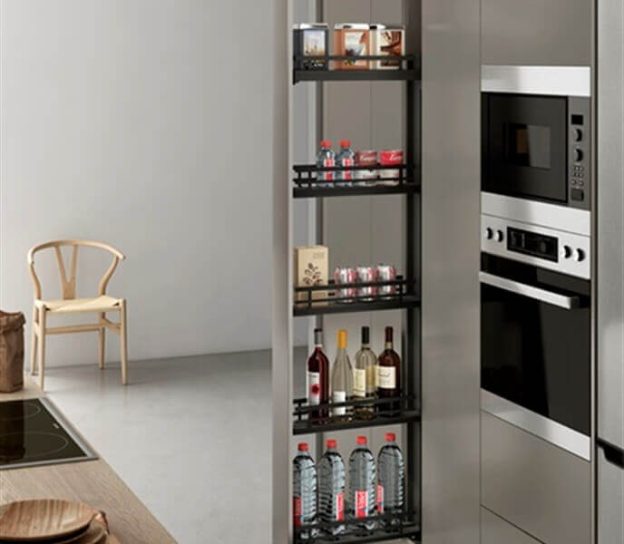 Tall unit Pull-out bottle frame FLAT