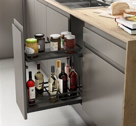 Pull-out Bottle Basket CLASSIC FLAT