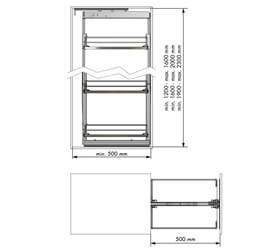 Pull-out Flat Supermarket Kit