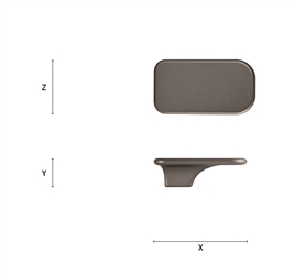 Square handle 413