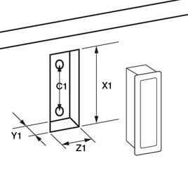 Built-in handle s8109