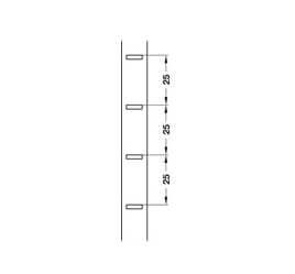 Shelf support strip