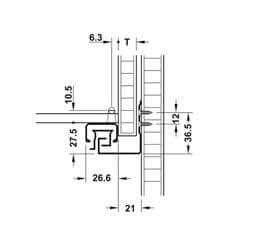 Matrix Self and soft closing Drawer runner