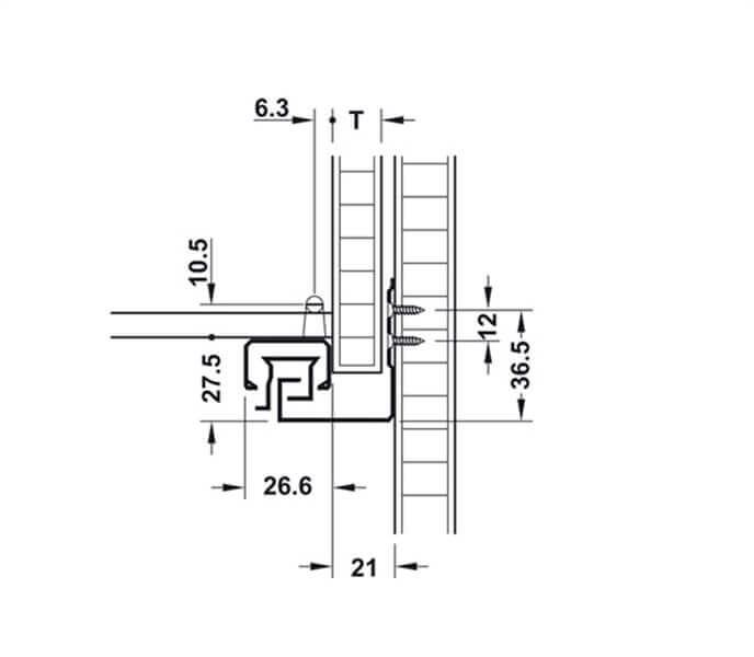 Matrix Soft Closing Drawer runner