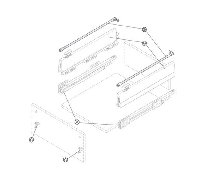 Round Side railing Matrix Box