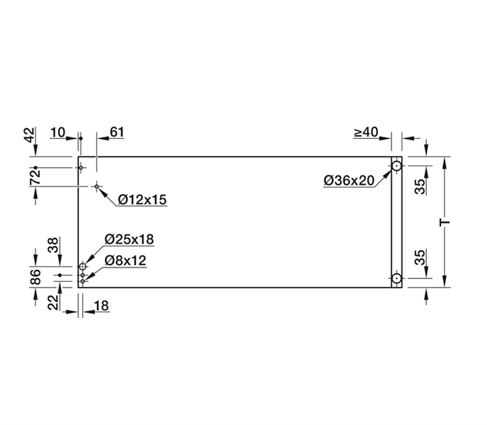Swivel Table Top  Fitting