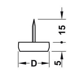 Furniture glide