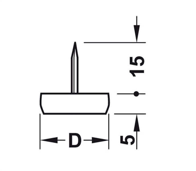 Furniture glide
