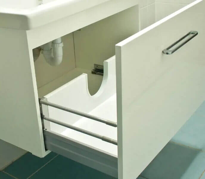 Vertical U-Bend Siphon Plastic Cover