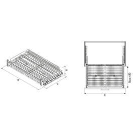 Undermount Shelf with Tray