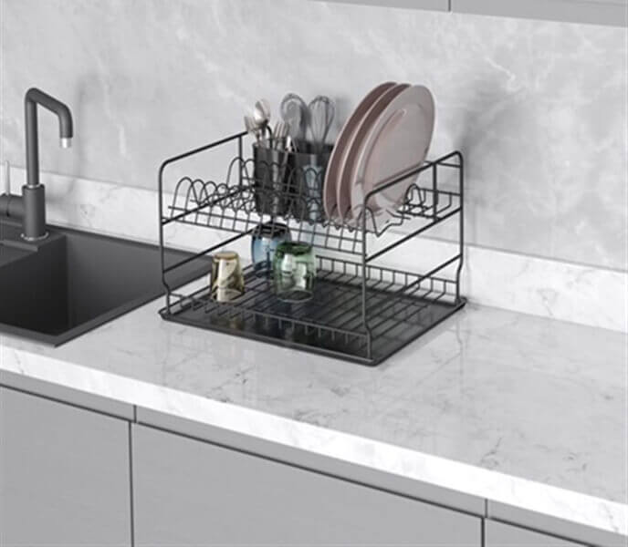 Countertop dish rack