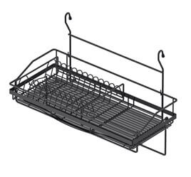 Wall-mounted dish rack