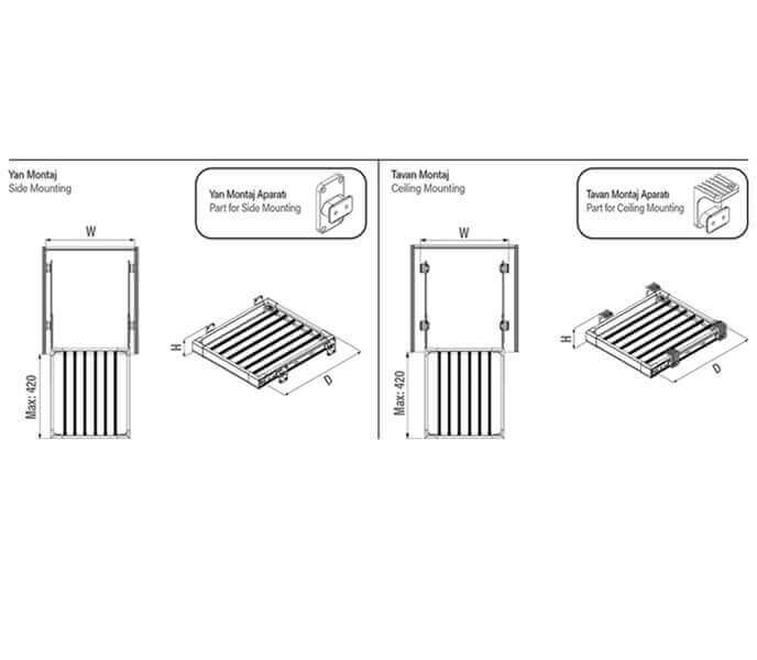 Aluminum Trouser Rack