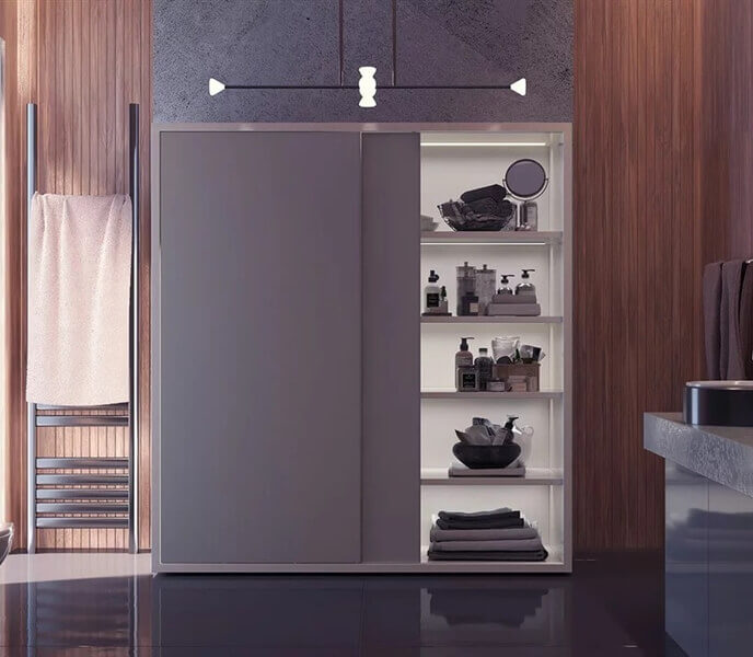 Sliding System for wooden cabinets 60KG