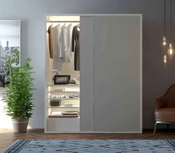 Sliding system for wooden cabinets 43KG