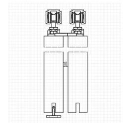 Parallel Sliding Door System 120KG