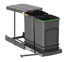 Telescopic Waste Bin 12+12LT