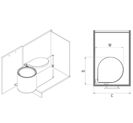 Waste Bin Automatic Cover