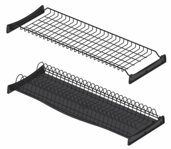 Dish Rack Shelf Set With Tray