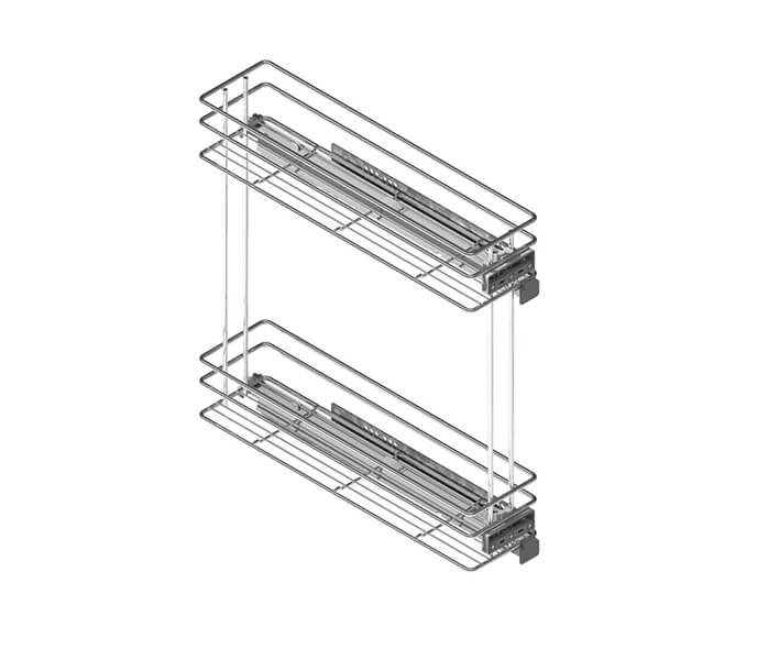 Pull-out bottle side runners CLASSIC