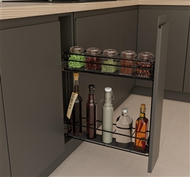 Pull-out bottle side runners CLASSIC