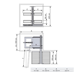 Corner Pull-out Frame CLASSIC