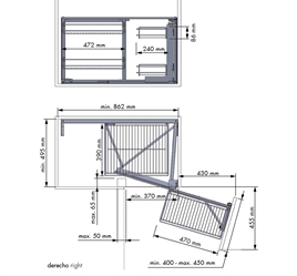 Articulated Corner Pull-Out Frame CLASSIC