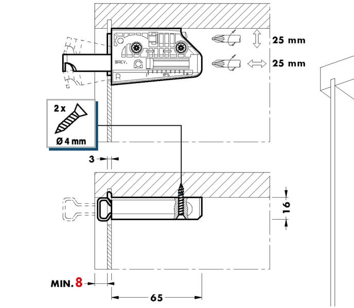 Cabinet Hanger With Cover