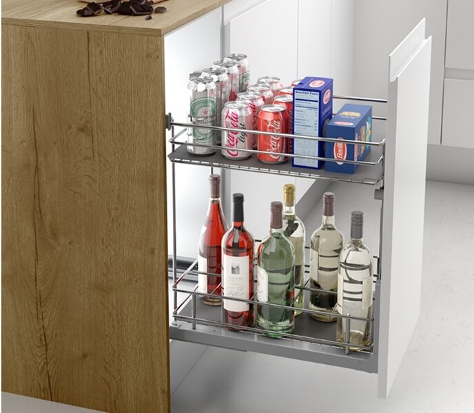 Pull-out Bottle Basket CLASSIC