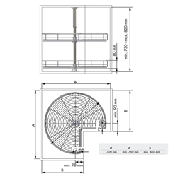270º Swivel Basket CLASSIC