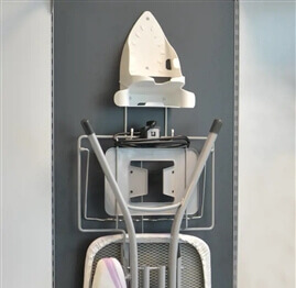 Iron and Ironing Board Holder