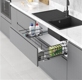 Under-Sink Drawer With Full Extension