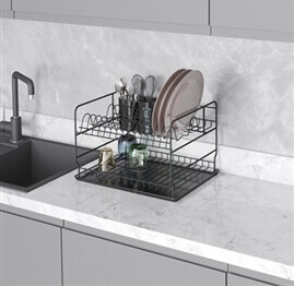 Countertop dish rack