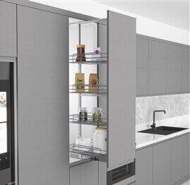 5 baskets Larder 140-155cm